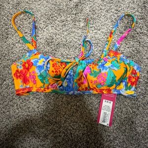 Target floral swimsuit top size small